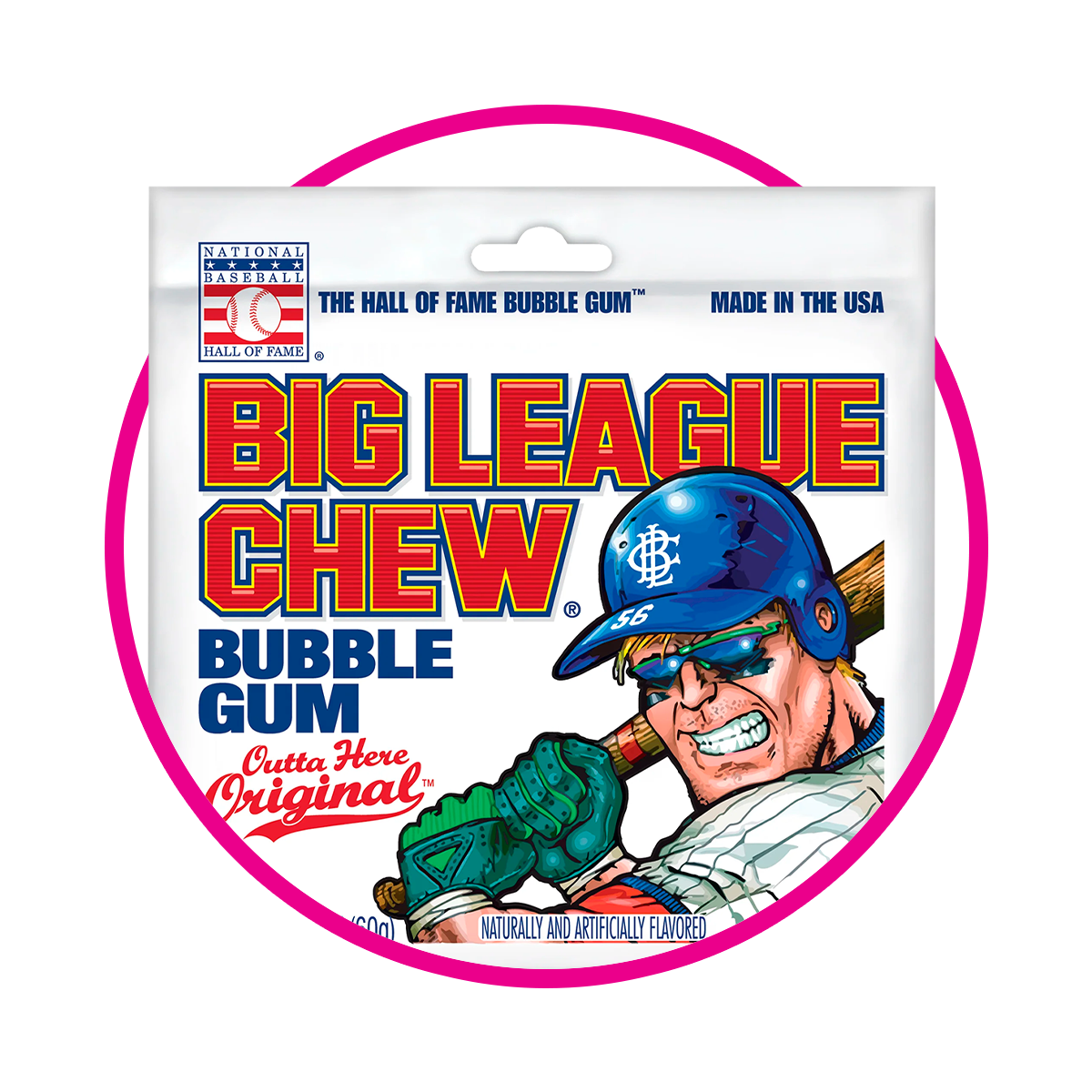 BIG LEAGUE ORIGINAL BUBBLE GUM BOLSA 60G