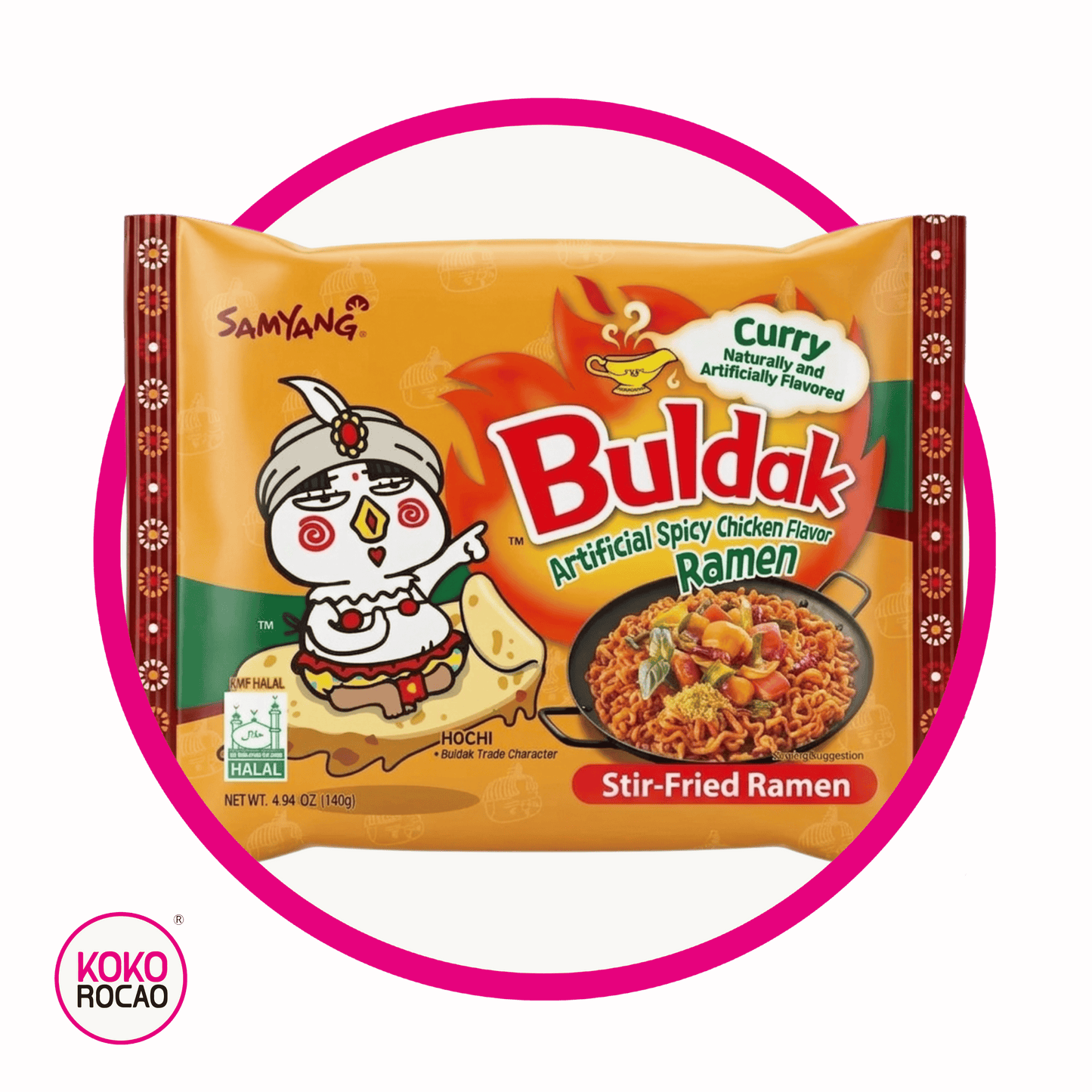 SAMYANG BULDAK HOT CHIKEN CURRY PASTE BOLSA 140G