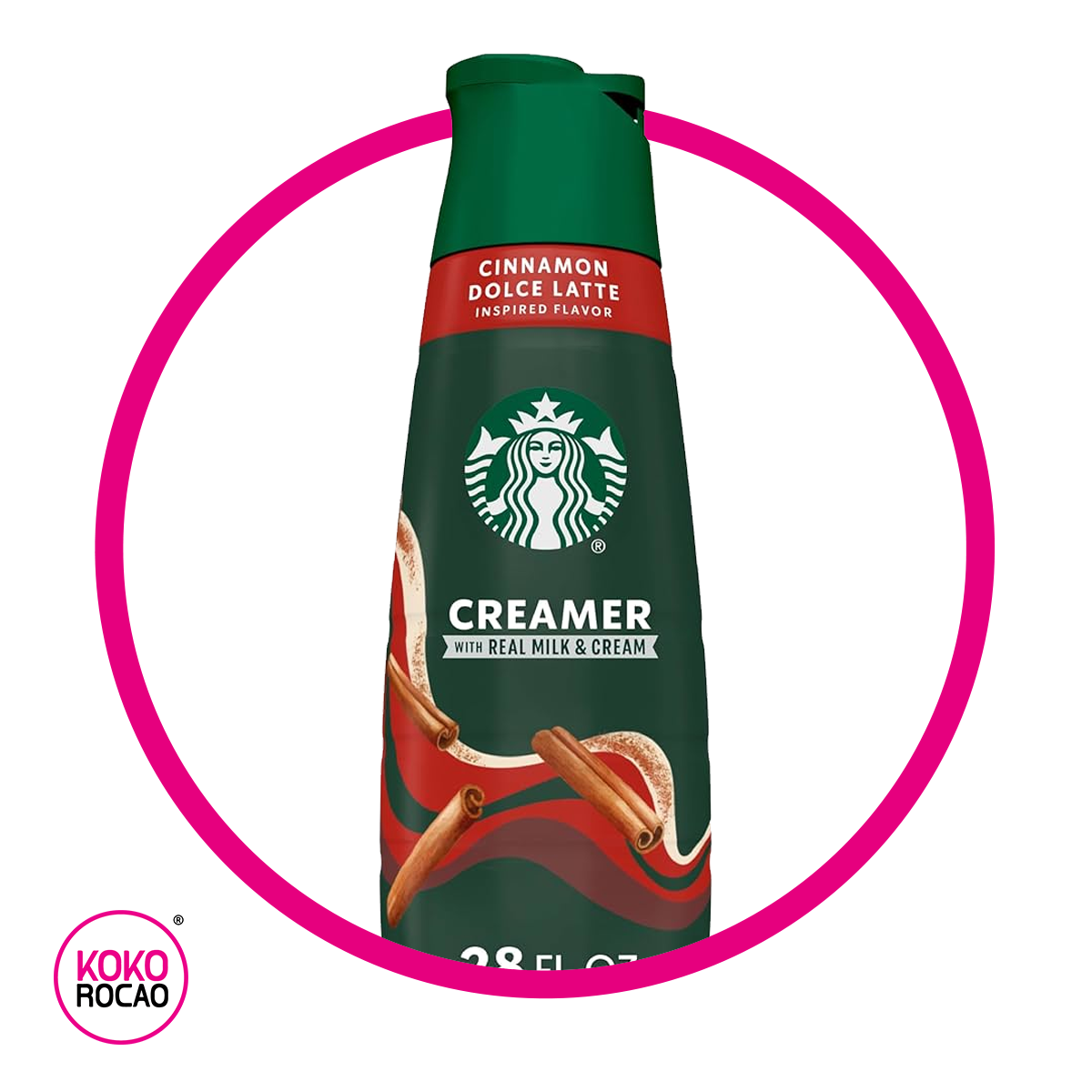 STARBUCKS CREAMER CINNAMON DOLCE LATTE MILK BOTELLA 828 ML