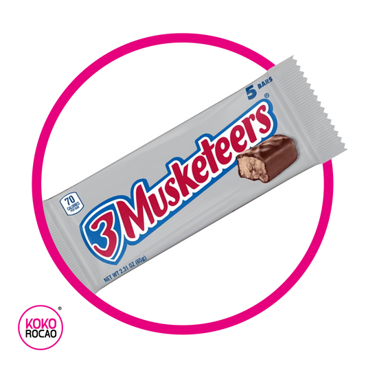 3 MUSKETEERS 5 BARS CHOCOLATE BOLSA 65GR