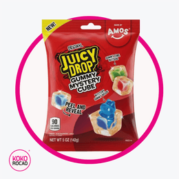 AMOS JUICY DROP MISTERY GUMMY BOLSA 142GR
