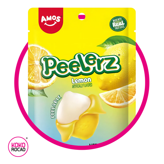 AMOS PEELERZ LEMON GUMMY BOLSA 65GR