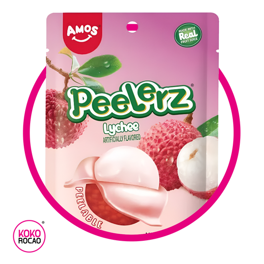 AMOS PEELERZ LYCHEE GUMMY BOLSA 65GR