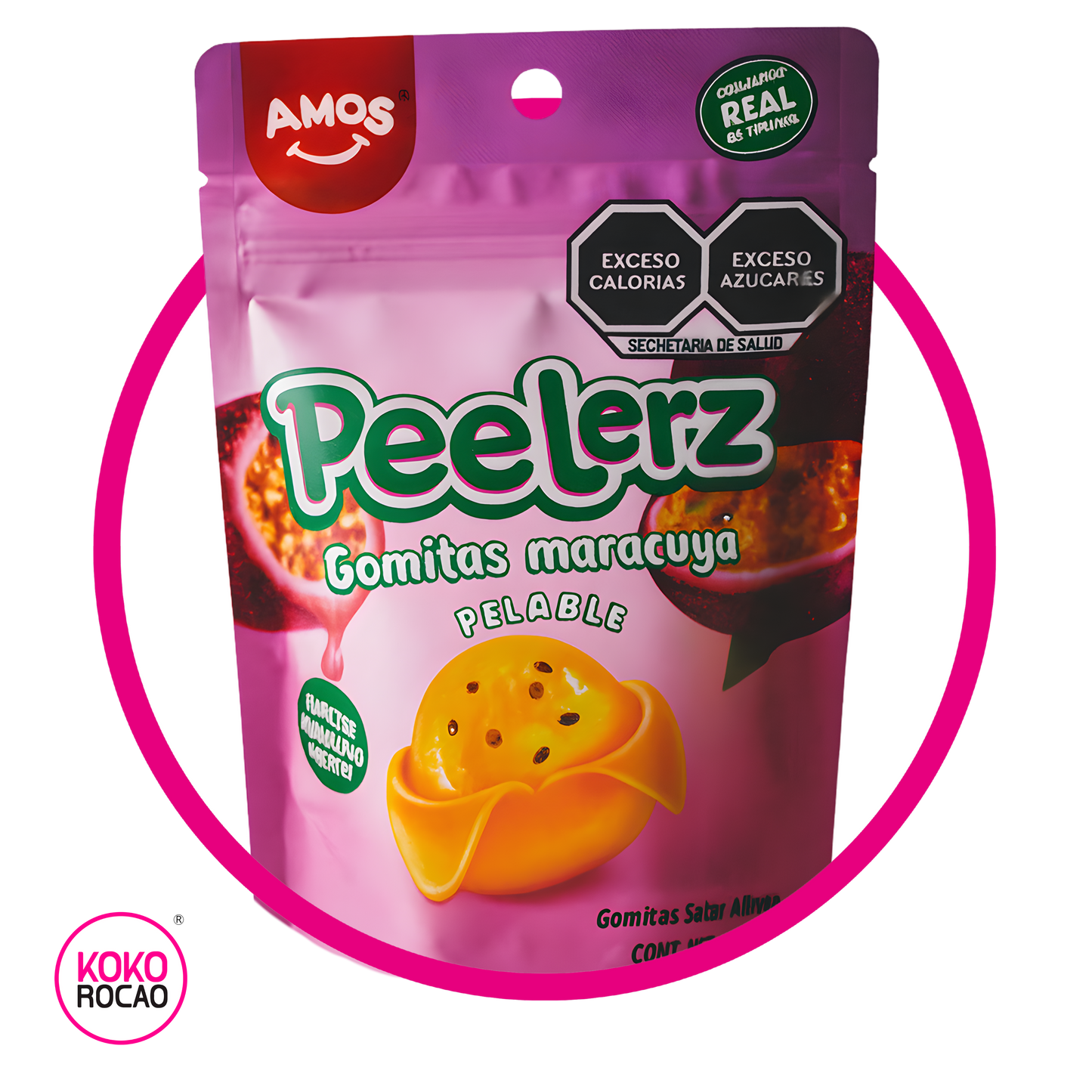 AMOS PEELEREZ MARACUYA GUMMY BOLSA 65GR