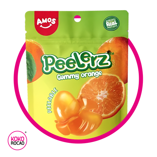 AMOS PEELERZ ORANGE GUMMY BOLSA 65GR @