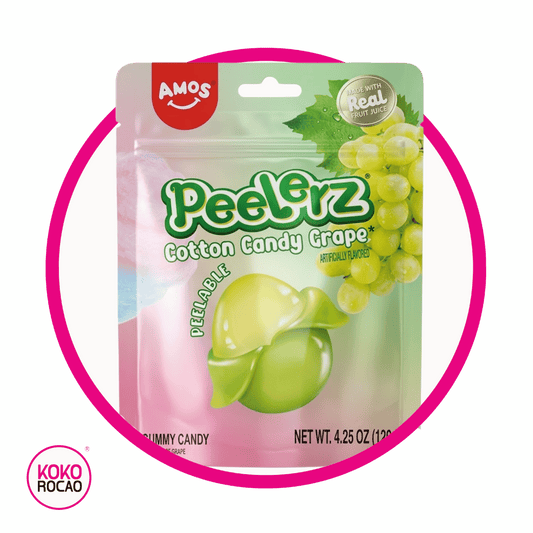AMOS PEELERZ COTTON CANDY GRAPE GUMMY BOLSA 120GR