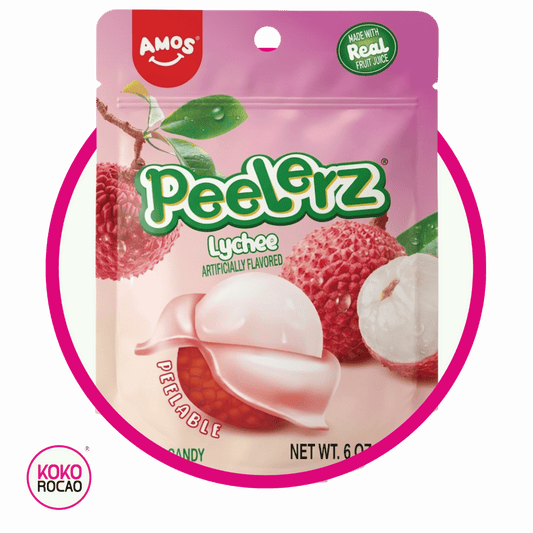 AMOS PEELERZ LYCHEE GUMMY BOLSA 170GR