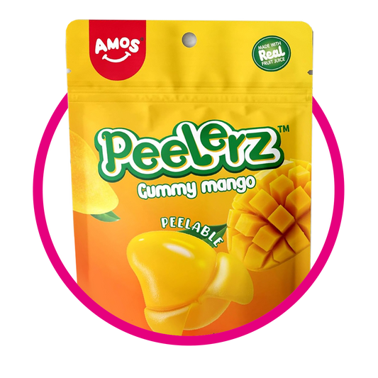 AMOS PEELERZ MANGO GUMMY BOLSA 170GR
