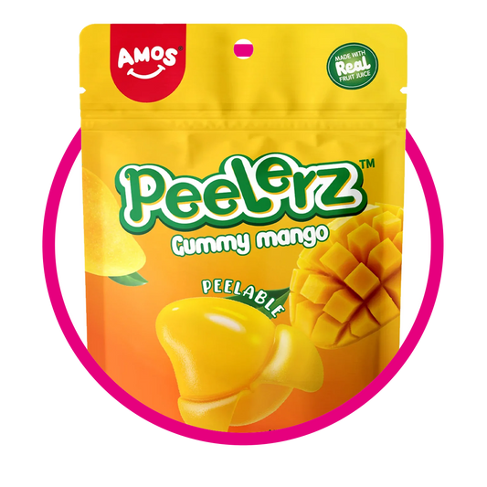 AMOS PEELERZ MANGO GUMMY BOLSA 72G
