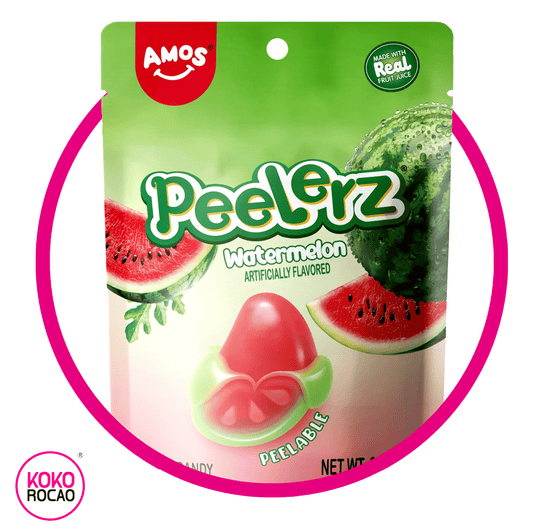 AMOS PEELERZ WATERMELON GUMMY BOLSA 120GR