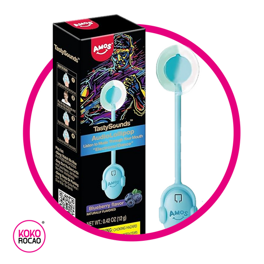 AMOS TASTY SOUNDS BLUE BERRY HARD CANDY PIEZA 12GR