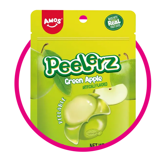 AMOS PEELERZ APPLE GUMMY BOLSA 170 GR