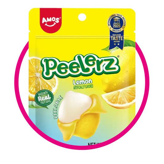 AMOS PEELERZ LEMON GUMMY BOLSA 170GR