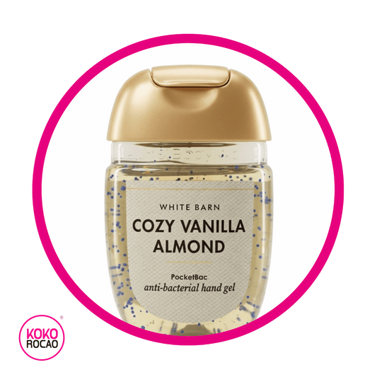 BATH&BODY WORKS COZY VANILLA ALMOND ANTIBACTERIAL GEL BEAUTY BOTE 29ML