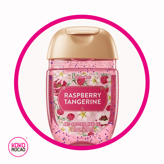 BATH&BODY WORKS RASPBERRY TANGERINE ANTIBACTERIAL GEL BEAUTY BOTE 29ML