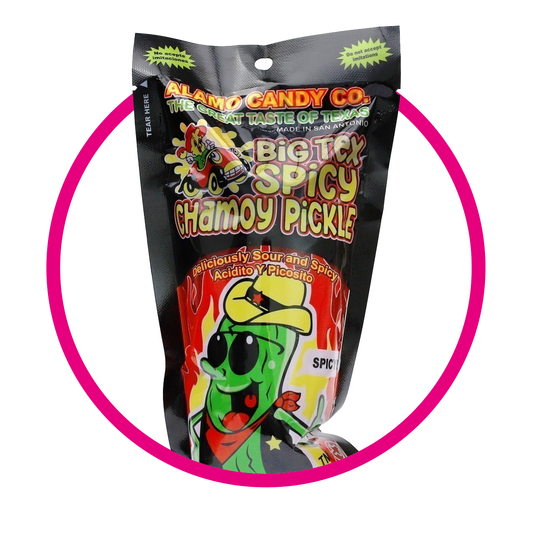 ALAMO BIG TEX SPICY CHAMOY PICKLE BOLSA 140GR