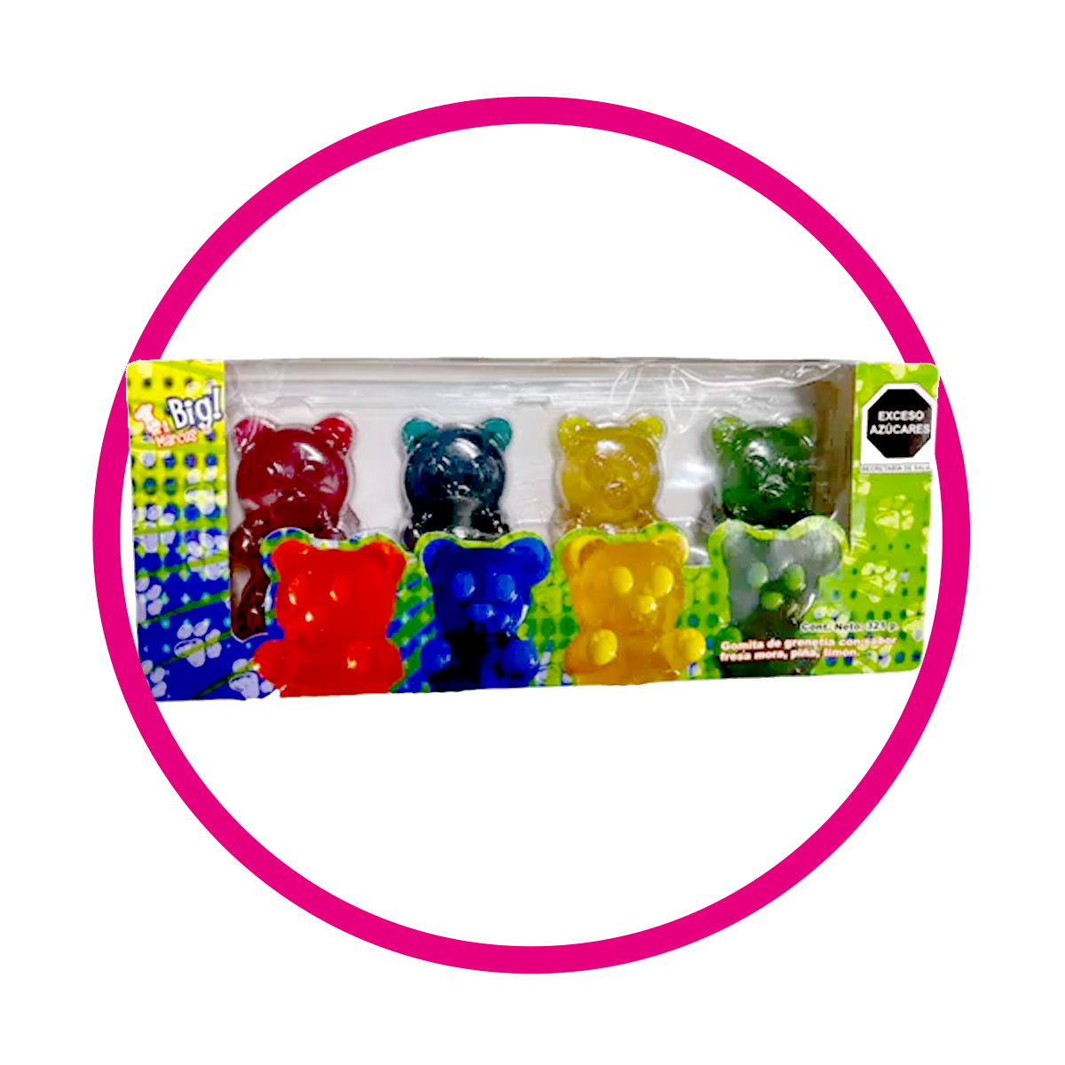 BIG MARCUS 4 PACK OSITOS GUMMY CAJA 321GR