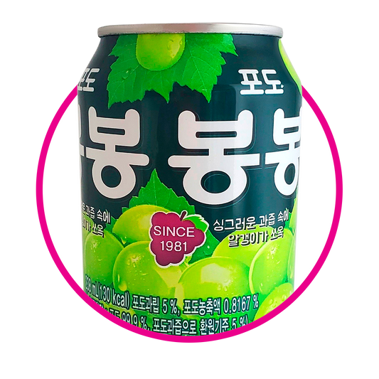 HAITAI BONG BONG GRAPE JUICE LATA 238ML