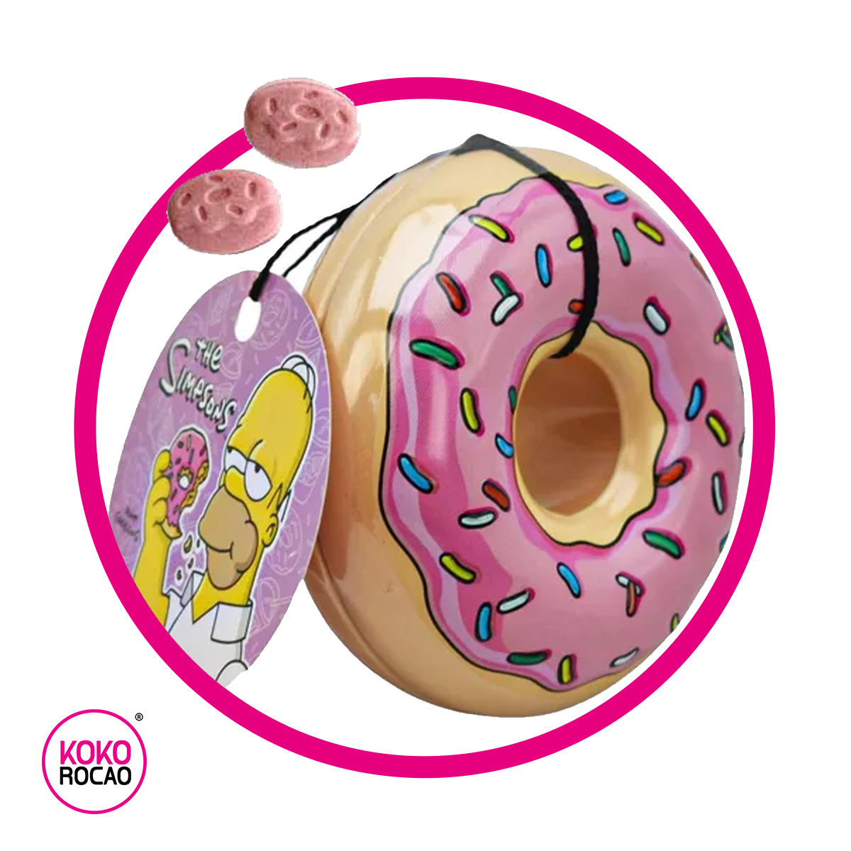 BOSTON AMERICA DONUT SWEETS STRAWBERRY PASTILLERO PIEZA 42.5 GR