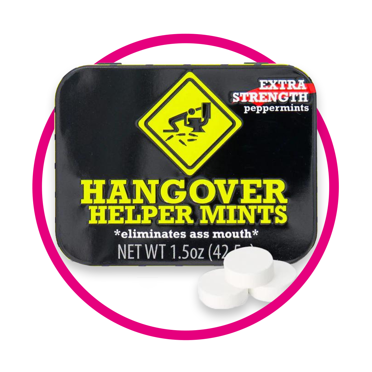 BOSTON AMERICA HANGOVER MINTS PILL BOX CAJA 42.50GR