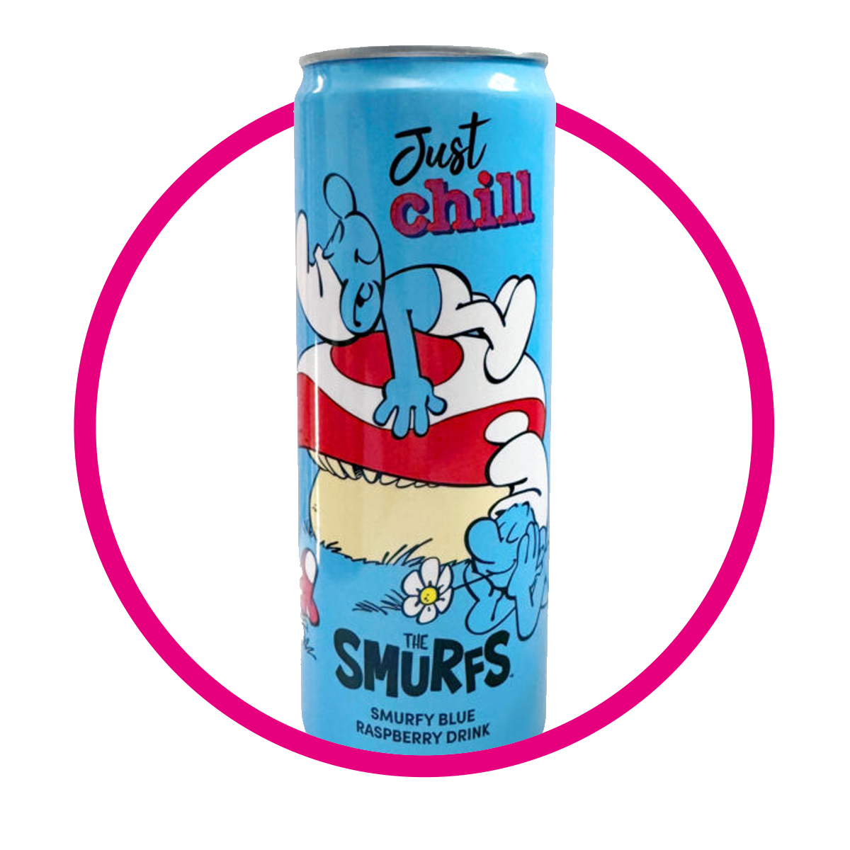 BOSTON AMERICA THE SMURFF SODA LATA 355ML