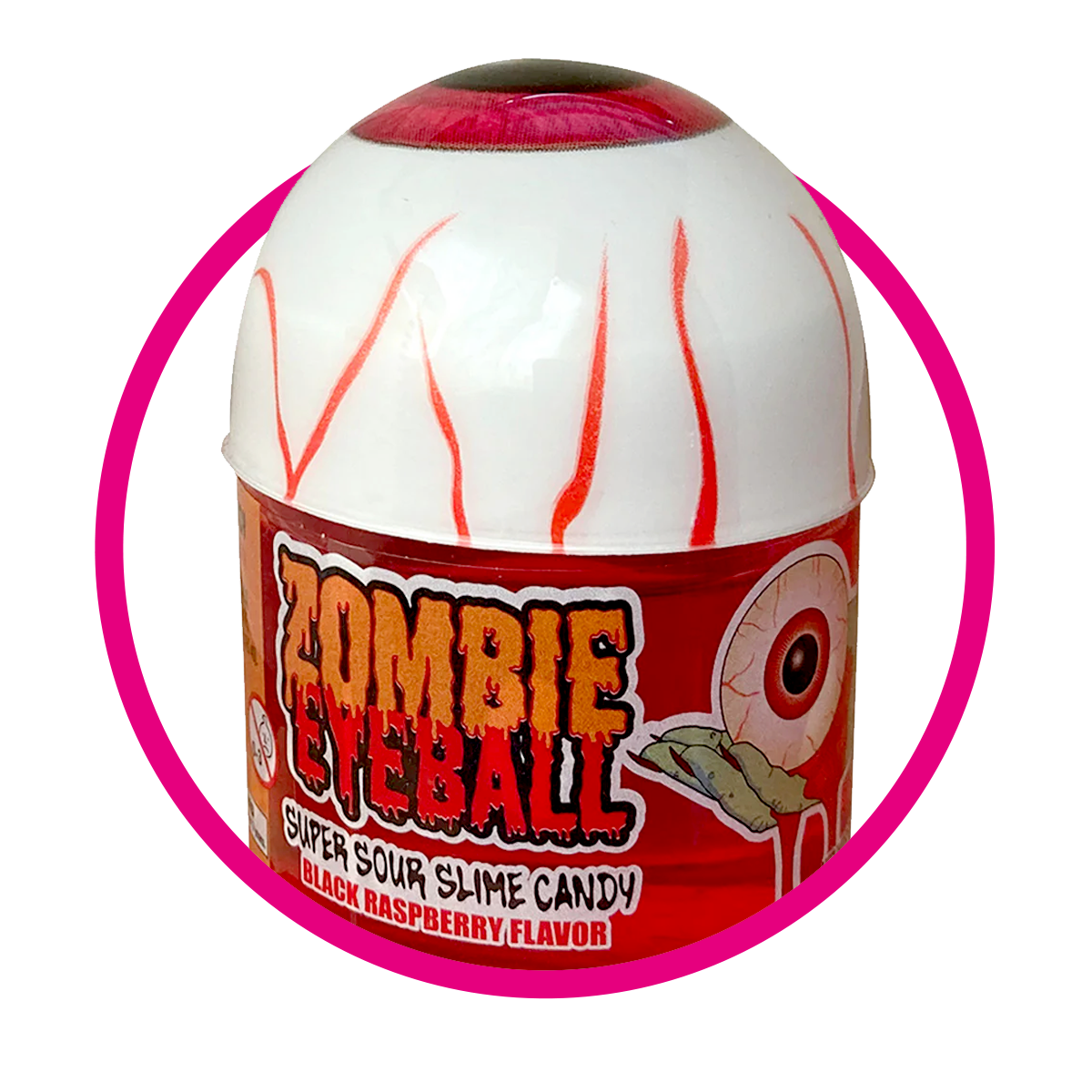 BOSTON AMERICA ZOMBIE EYE LIQUID CANDY BOTE