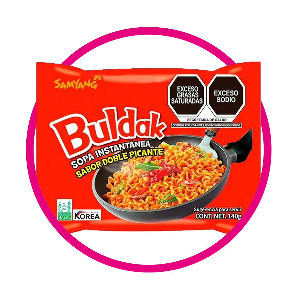 SAMYANG BULDAK 2X SPICY PASTE BOLSA 140G