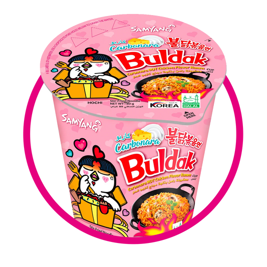 SAMYANG BULDAK CARBONARA CREAM CUP PASTE BOTE 80GR