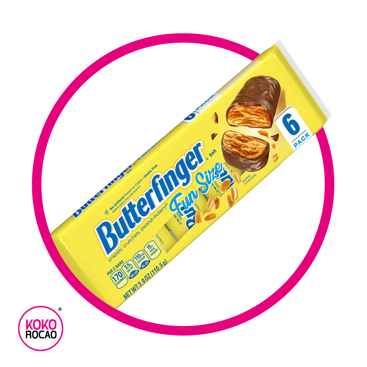 BUTTERFINGER 6 PACK CHOCOLATE BOLSA 110GR