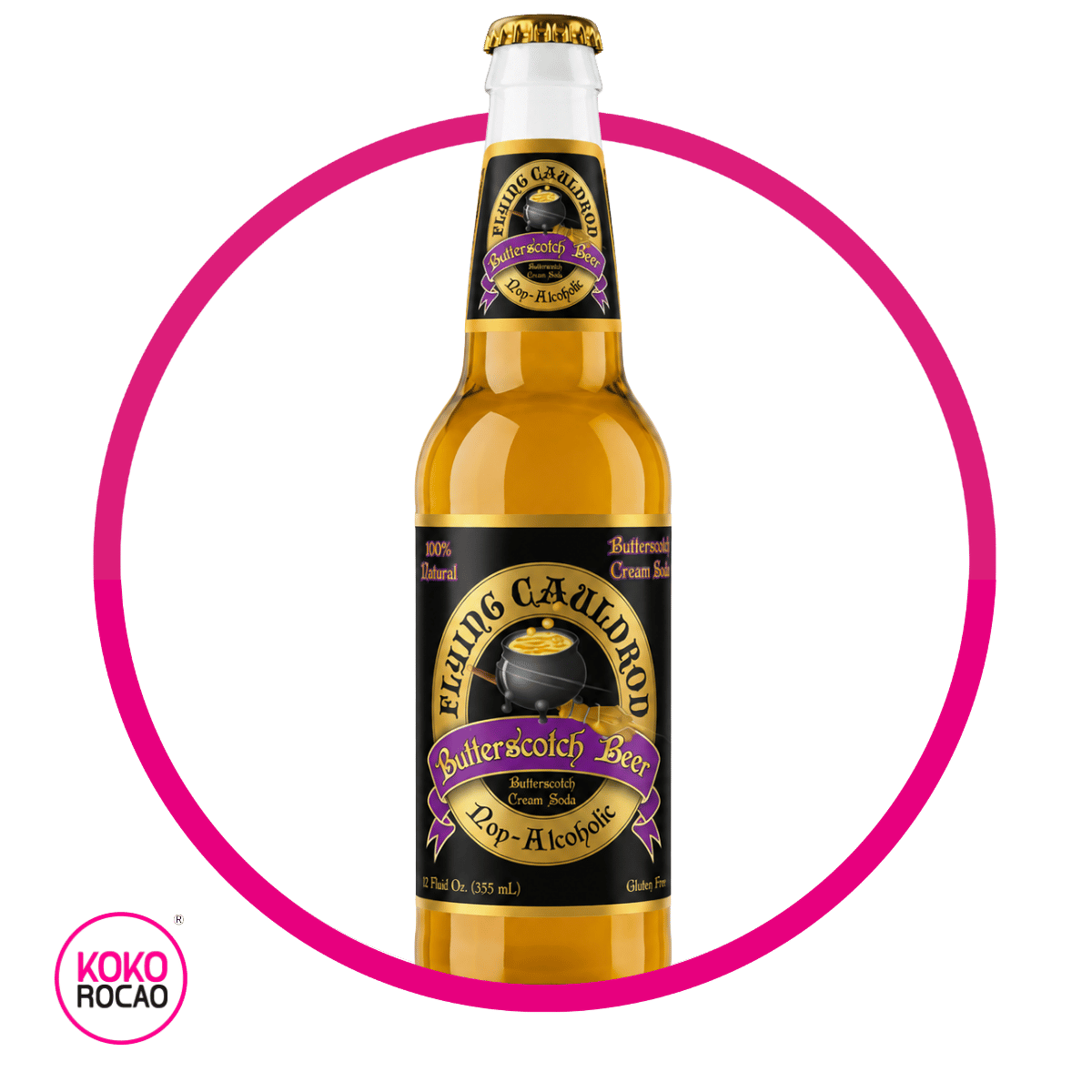 BUTTERSCOTCH HARRY POTTER BUTTERBEER SODA BOTELLA 355ML