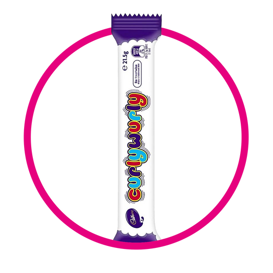 CADBURY CURLYWURLY BARRA 21.5G