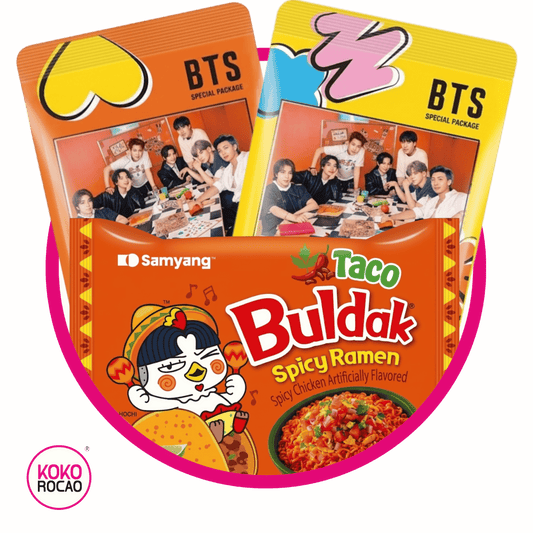 CAFE BTS + BULDAK TACO