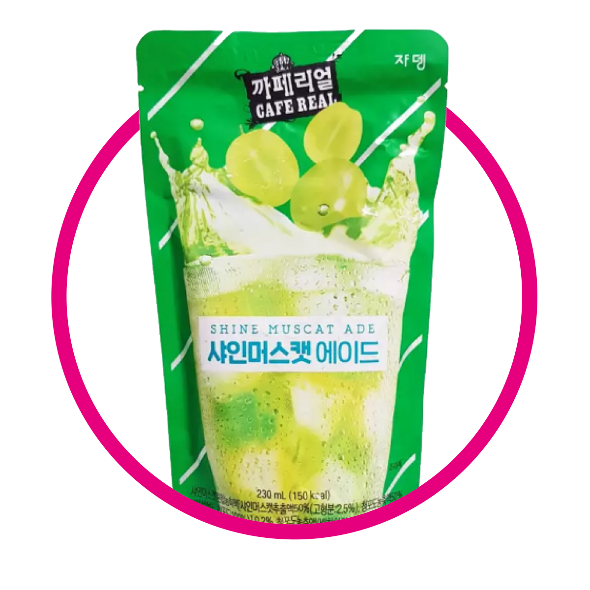 CAFE REAL SHINE MUSCAT JUICE BOLSA 230ML