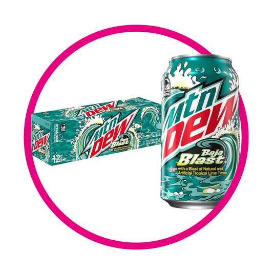 CAJA DE MTN DEW BAJA BLAST  12 LATAS Bundle