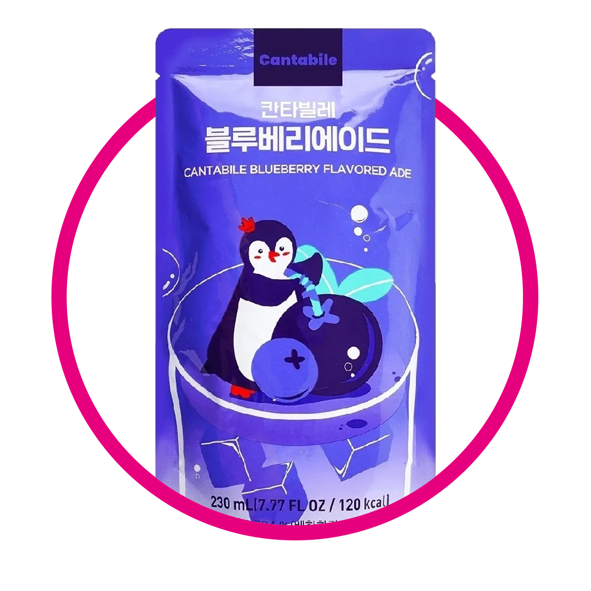 CANTABILE BLUBERRY JUICE BOLSA 230 ML