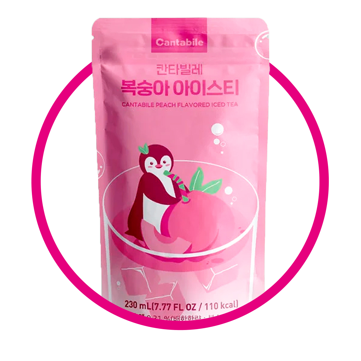 CANTABILE PEACH JUICE BOLSA 230 ML