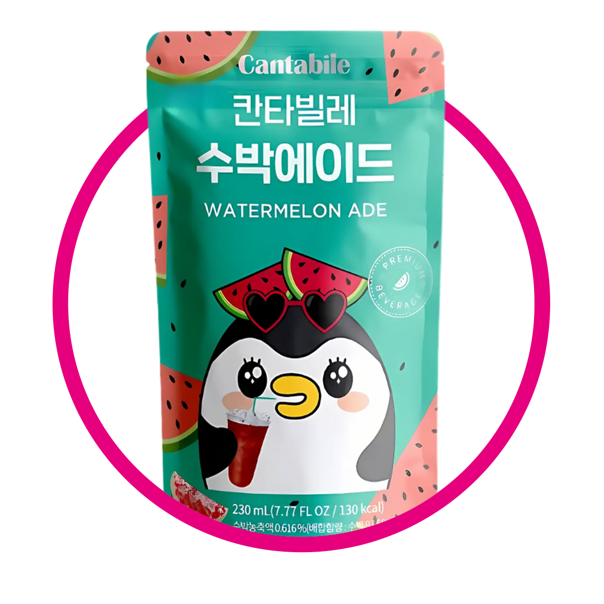 CANTABILE WATERMELON JUICE BOLSA 230 ML