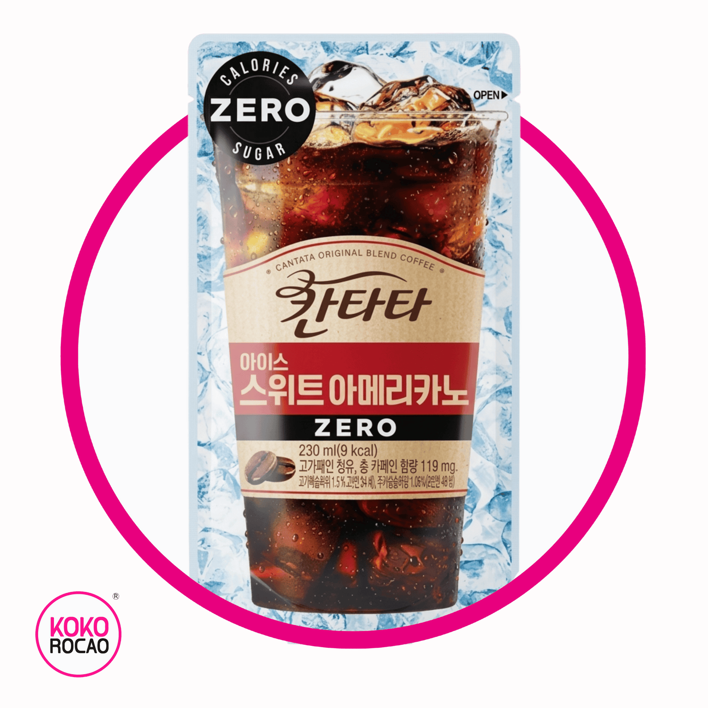 CANTATA SWEET AMERICAN ZERO COFFE BOLSA 230 ML