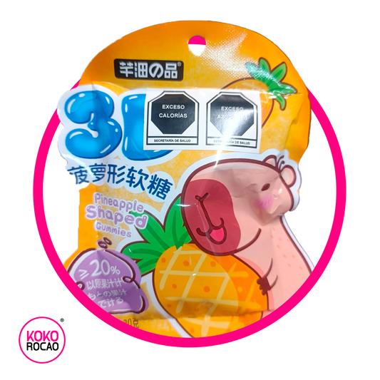 CAPIBADA PIñA GUMMY BOLSA 30GR