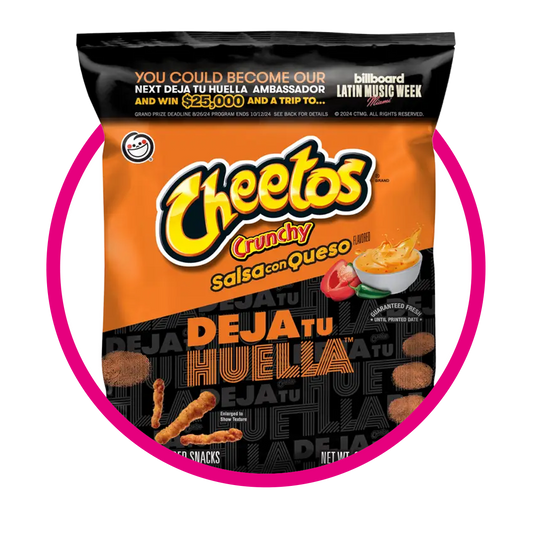 CHEETOS CRUNCHY SALSA CON QUESO SNACKS BOLSA 240.9G