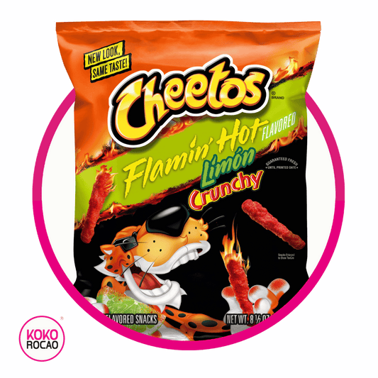 CHEETOS FLAMIN HOT LIMON SNACKS BOLSA 240G&