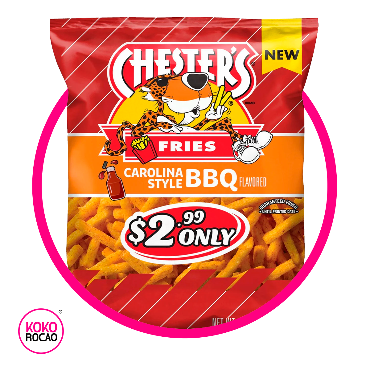 CHEETOS FRIES CAROLINA STYLE BBQ SNACKS BOLSA 148GR