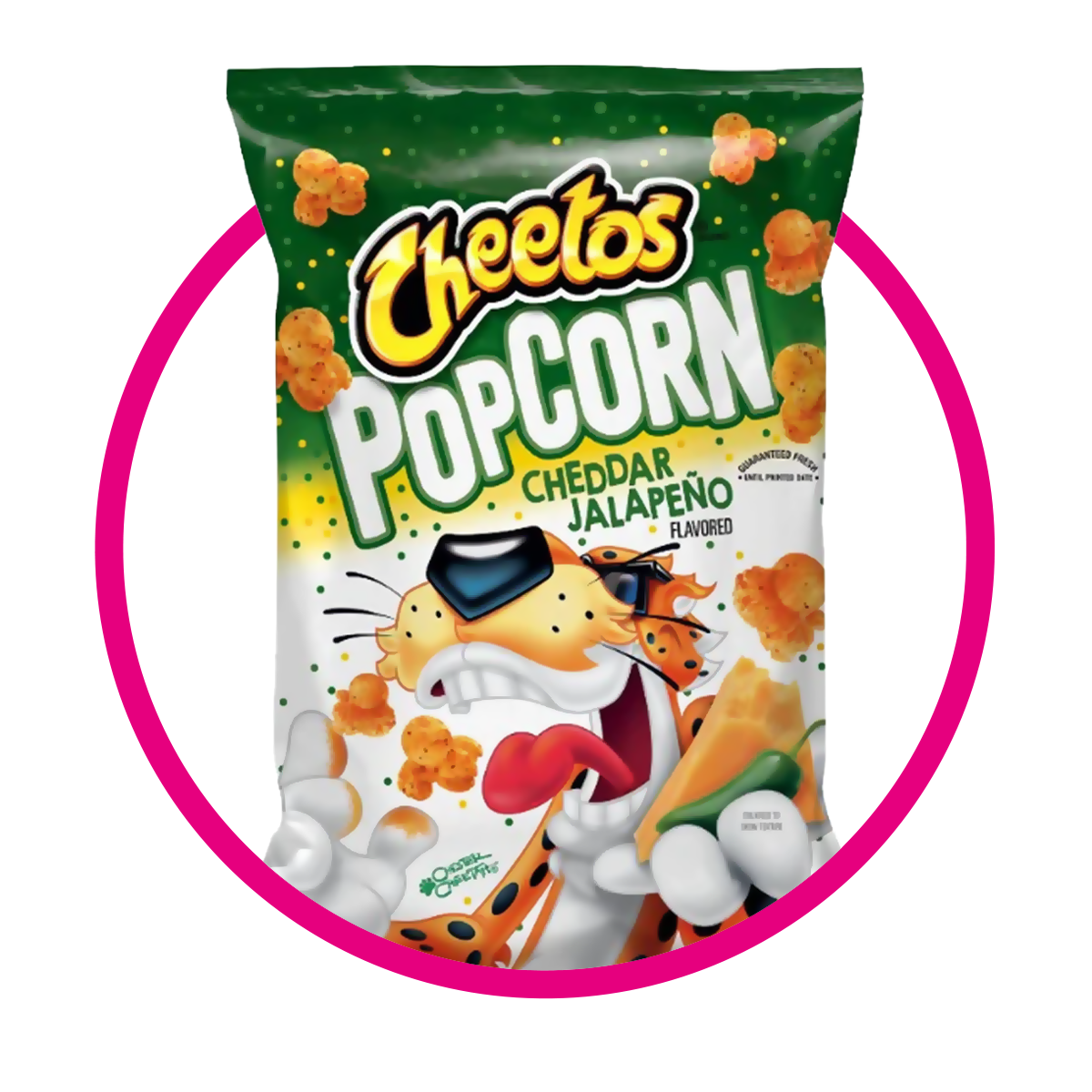 CHEETOS POP CORN CHEDDAR JALAPEÑO SNCAKS BOLSA 1842G&