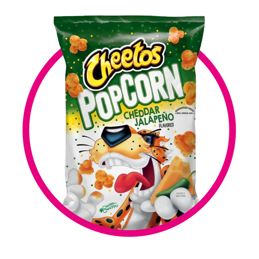 CHEETOS POP CORN CHEDDAR JALAPEÑO SNCAKS BOLSA 1842G&