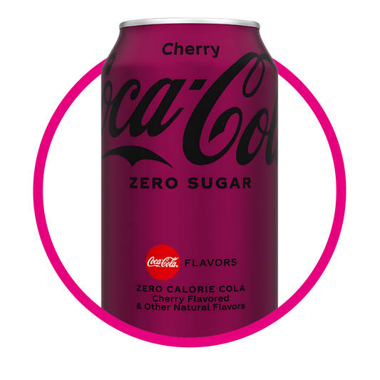 COCA COLA CHERRY ZERO SUGAR SODA 355ML