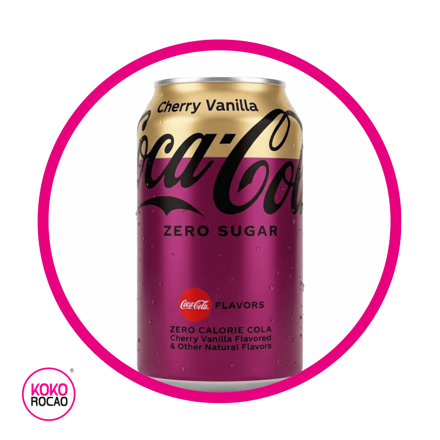 COCA COLA CHERRY VAINILLA ZERO SUGAR LATA 355ML