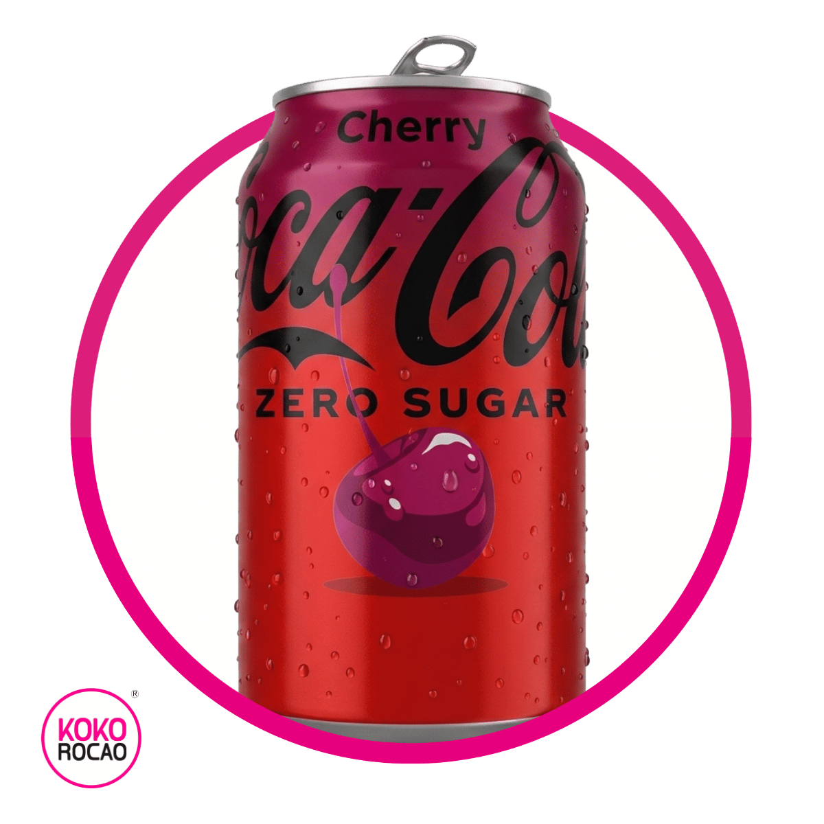 COCA COLA CHERRY ZERO SUGAR SODA 355ML