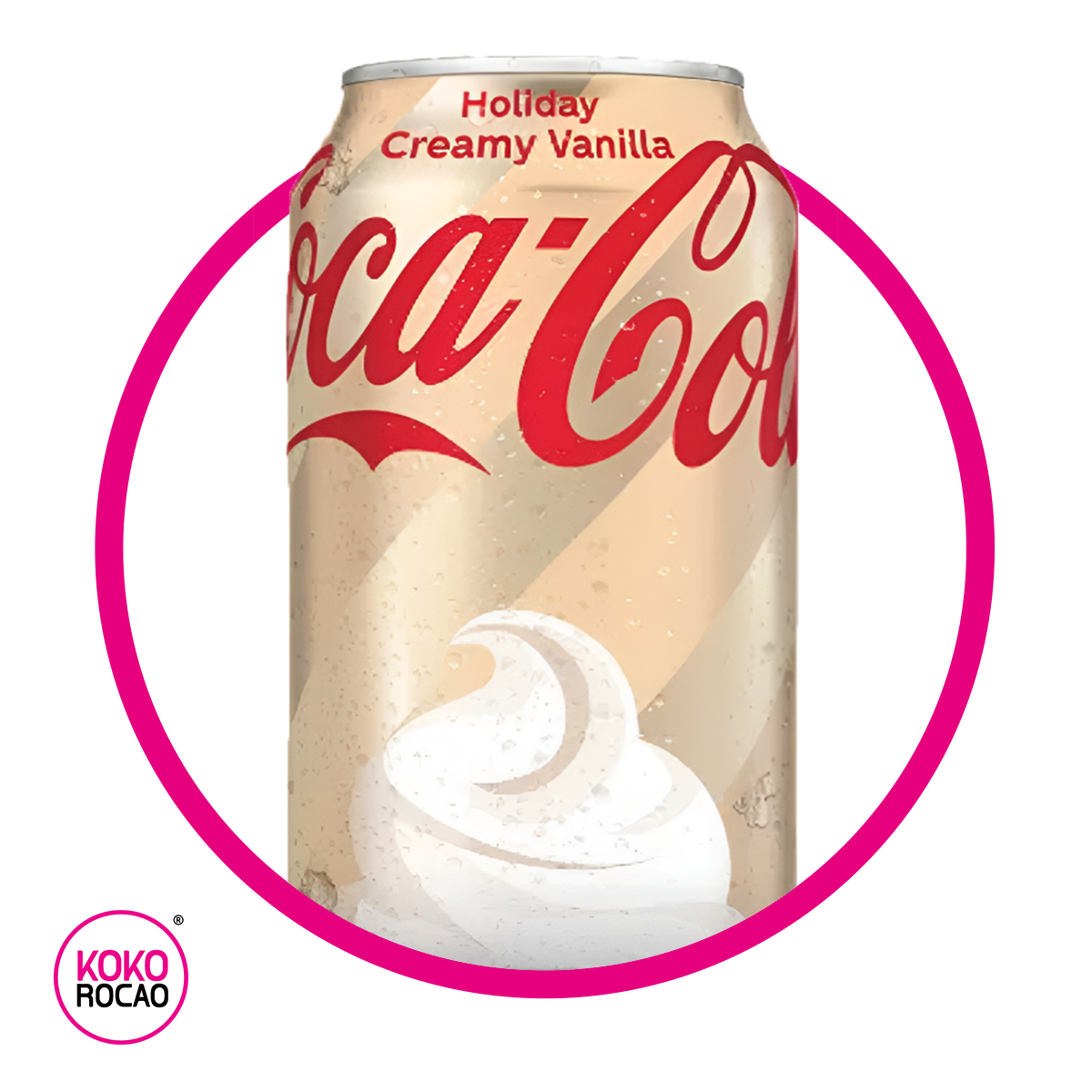 COCA COLA HOLIDAY CREAMY VAINILLA SODA LATA 355ML