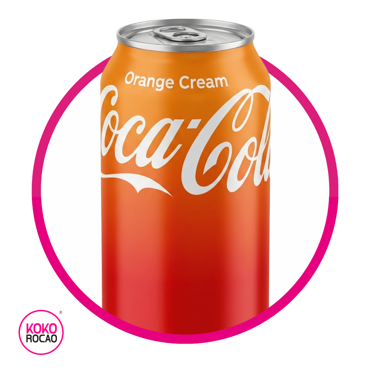 COCA COLA ORANGE SODA LATA 355 ML