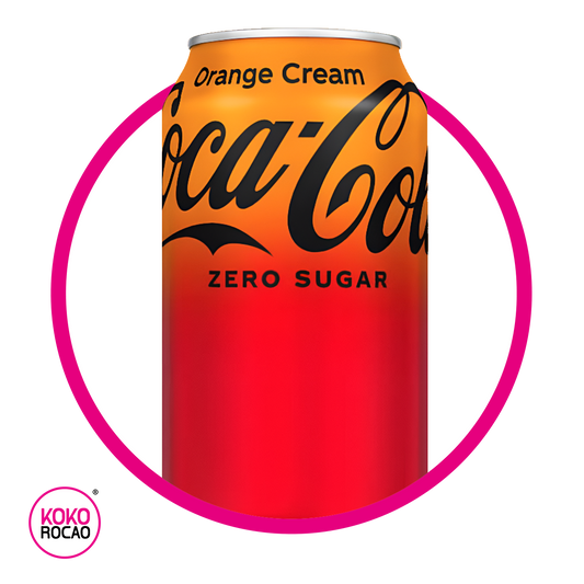COCA COLA ORANGE ZERO SUGAR SODA LATA 355ML